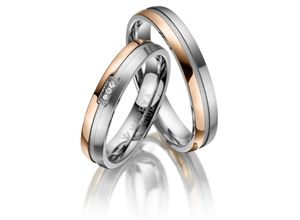 4069415306561 - Trauring MARRYA MARRYA Titan Ringe Trauringe Eheringe Partnerringe Fingerringe Gr 48 Titan goldfarben (damen ring gold silber) Damen