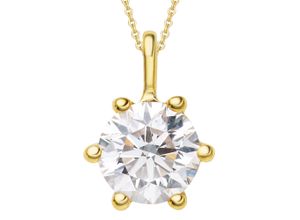 4069415360310 - Ketten-Anhänger VIVANCE 05 ct Diamant Brillant Anhänger aus 585 Gelbgold Schmuckanhänger Gr 05 ct Gelbgold 585-Diamanten goldfarben (gold) Damen Gold Schmuck