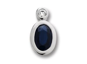 4069415360532 - Ketten-Anhänger VIVANCE 002 ct Diamant Brillant Safir Anhänger aus 585 Weißgold Schmuckanhänger Gr 002 ct mit Diamant Weißgold 585-Diamanten silberfarben (silber) Damen Gold Schmuck 4069415360532 - Ketten-Anhänger VIVANCE 002 ct Diamant Brillant Safir Anhänger aus 585 Weißgold Schmuckanhänger Gr 002 ct mit Diamant Weißgold 585-Diamanten silberfarben (silber) Damen Gold Schmuck