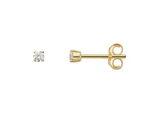 4069415362413 - Paar Ohrhänger VIVANCE 010 ct Diamant Brillant Ohrringe Ohrstecker aus 750 Gelbgold Gr Damen 010 ct Diamanten-Gelbgold 333 goldfarben (gold) Damen Gold Schmuck