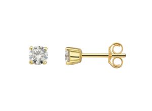 4069415362710 - Paar Ohrhänger VIVANCE 050 ct Diamant Brillant Ohrringe Ohrstecker aus 750 Gelbgold Gr Damen 050 ct Diamanten-Gelbgold 333 goldfarben (gold) Damen Gold Schmuck