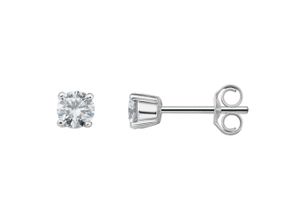 4069415362741 - Paar Ohrhänger VIVANCE 050 ct Diamant Brillant Ohrringe Ohrstecker aus 950 Platin Gr Damen 050 ct Diamanten-Platin 950 silberfarben (silber) Damen Platin Schmuck