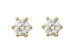 4069415363052 - Paar Ohrhänger VIVANCE 05 ct Diamant Brillant Ohrringe Ohrstecker aus 750 Gelbgold Gr Damen 05 ct Diamanten-Gelbgold 333 goldfarben (gold) Damen Gold Schmuck
