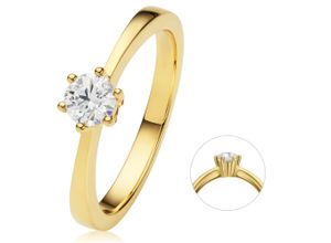 4069415370791 - Diamantring VIVANCE 033 ct Diamant Brillant Ring aus 585 Gelbgold Fingerringe Gr 48 Gelbgold 585-Diamanten goldfarben (gold) Damen Gold Schmuck