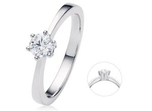 4069415371194 - Diamantring VIVANCE 033 ct Diamant Brillant Ring aus 950 Platin Fingerringe Gr 50 Platin 950-Diamanten silberfarben (silber) Damen Platin Schmuck