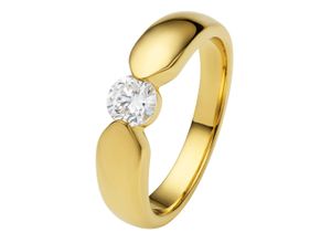 4069415379596 - Diamantring VIVANCE 05 ct Diamant Brillant Spannfassung Ring aus 585 Gelbgold Fingerringe Gr 50 Gelbgold 585-Diamanten goldfarben (gold) Damen Gold Schmuck Spannfassung