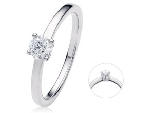 4069415390621 - Diamantring VIVANCE 04 ct Diamant Brillant Ring aus 950 Platin Fingerringe Gr 52 Platin 950-Diamanten silberfarben (silber) Damen Platin Schmuck