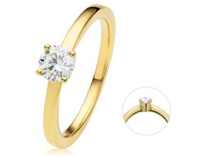 4069415390669 - Diamantring VIVANCE 05 ct Diamant Brillant Ring aus 585 Gelbgold Fingerringe Gr 50 Gelbgold 585-Diamanten goldfarben (gold) Damen Gold Schmuck