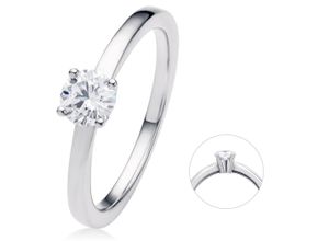 4069415390904 - Diamantring VIVANCE 05 ct Diamant Brillant Ring aus 950 Platin Fingerringe Gr 52 Platin 950-Diamanten silberfarben (silber) Damen Platin Schmuck