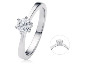 4069415391369 - Diamantring VIVANCE 04 ct Diamant Brillant Ring aus 950 Platin Fingerringe Gr 54 Platin 950-Diamanten silberfarben (silber) Damen Platin Schmuck