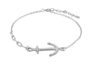 4069415432260 - Armband ADELIA´S Damen Anker aus 925 Silber 17+3 cm Armbänder Gr 17 + 3 Silber 925 (Sterlingsilber) silberfarben (silber) Damen