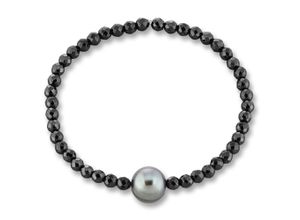 4069415443587 - Silberarmband Hämatit Armband aus 925 Silber Armbänder Gr Silber 925 (Sterlingsilber) silberfarben (silber) Damen Silber Schmuck