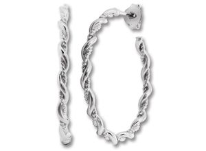 4069415445536 - Paar Creolen Ohrringe aus 925 Silber Ohrringe Gr Damen Silber 925 (Sterlingsilber) silberfarben (silber) Damen Silber Schmuck