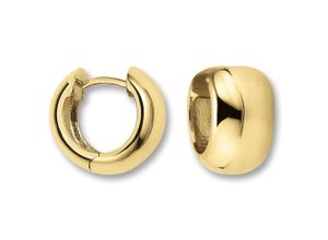 4069415445987 - Paar Creolen Ohrringe aus 585 Gelbgold Ø 135 x 80 mm Ohrringe Gr Damen Gelbgold 585 goldfarben (gold) Damen Gold Schmuck