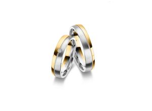 4069415532359 - Partnerring MARRYA Fingerringe Gr 48 Gelbgold 333-Roségold 333-Weißgold 333 damen ring gold silber Damen 333 Bicolor Trauringe Eheringe Partnerringe – das Zeichen Eurer Liebe