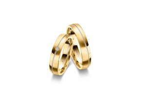 4069415532557 - Partnerring MARRYA Fingerringe Gr 48 Gelbgold 333 goldfarben (damen ring gold) Damen 333 Gelbgold Trauringe Eheringe Partnerringe – das Zeichen Eurer Liebe