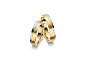 4069415532755 - Partnerring MARRYA Fingerringe Gr 48 Gelbgold 333-Roségold 333-Weißgold 333 damen ring gold silber Damen 333 Bicolor Trauringe Eheringe Partnerringe – das Zeichen Eurer Liebe