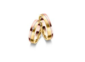 4069415535756 - Partnerring MARRYA Fingerringe Gr 48 Gelbgold 333-Roségold 333-Weißgold 333 damen ring gold roségold silber Damen 333 Tricolor Trauringe Eheringe Partnerringe – das Zeichen Eurer Liebe