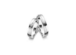 4069415543515 - Partnerring MARRYA Fingerringe Gr 48 Weißgold 333 silberfarben (damen ring silber) Damen 333 Weißgold Trauringe Eheringe Partnerringe – das Zeichen Eurer Liebe