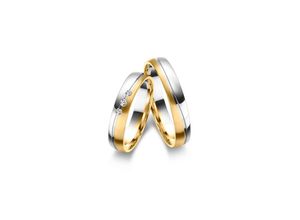 4069415544116 - Partnerring MARRYA Fingerringe Gr 48 Gelbgold 333-Roségold 333-Weißgold 333 damen ring gold silber Damen 333 Bicolor Trauringe Eheringe Partnerringe – das Zeichen Eurer Liebe