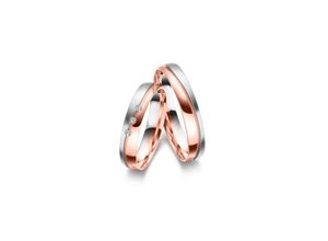 4069415551374 - Partnerring MARRYA Fingerringe Gr 48 Gelbgold 333-Roségold 333-Weißgold 333 damen ring roségold silber Damen 333 Bicolor Trauringe Eheringe Partnerringe – das Zeichen Eurer Liebe