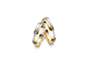 4069415553231 - Partnerring MARRYA Fingerringe Gr 52 Gelbgold 333-Roségold 333-Weißgold 333 herren ring silber gold Damen 333 Bicolor Trauringe Eheringe Partnerringe – das Zeichen Eurer Liebe