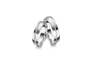 4069415556096 - Partnerring MARRYA Fingerringe Gr 52 Weißgold 333 silberfarben (herren ring silber) Damen 333 Weißgold Trauringe Eheringe Partnerringe – das Zeichen Eurer Liebe