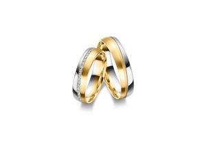 4069415557093 - Partnerring MARRYA Fingerringe Gr 48 Gelbgold 333-Roségold 333-Weißgold 333 damen ring silber gold Damen 333 Bicolor Trauringe Eheringe Partnerringe – das Zeichen Eurer Liebe