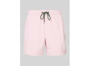 4069469011237 - Relaxed Fit Badeshorts mit Logo-Stitching 4069469011237 - Relaxed Fit Badeshorts mit Logo-Stitching