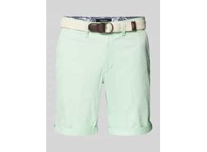 4069469071668 - Slim Fit Bermudas mit Gürtel