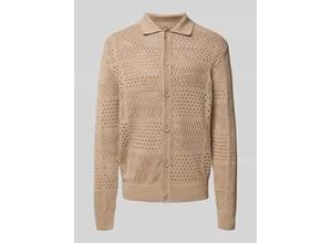4069469080387 - Cardigan mit Lochmuster