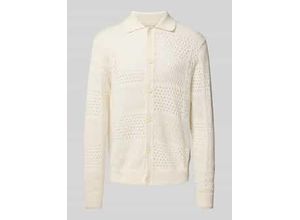 4069469080769 - Cardigan mit Lochmuster