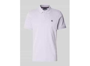 4069469081636 - Regular Fit Poloshirt mit Knopfleiste und Label-Stitching