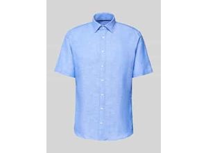 4069469083326 - Slim Fit Leinenhemd mit Knopfleiste