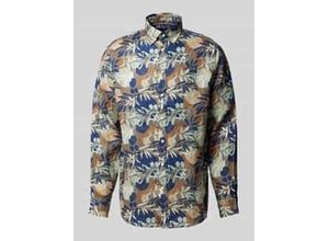 4069469111067 - Regular Fit Leinenhemd mit Button-Down-Kragen