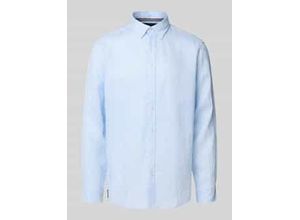 4069469111739 - Regular Fit Leinenhemd mit Button-Down-Kragen