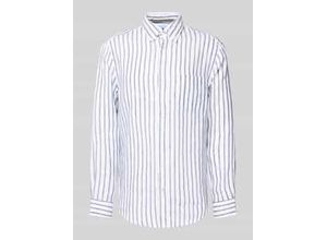 4069469111876 - Regular Fit Leinenhemd mit Button-Down-Kragen