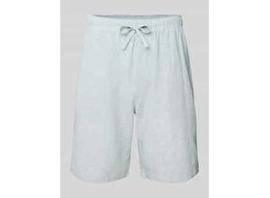4069469153678 - Shorts aus Leinen-Baumwoll-Mix mit Gesäßtasche