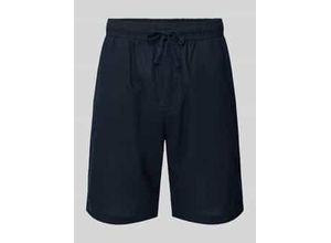 4069469160218 - Shorts aus Leinen-Baumwoll-Mix mit Gesäßtasche