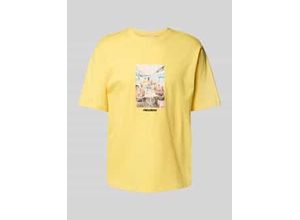 4069469176110 - Regular Fit T-Shirt aus Baumwoll-Viskose-Mix