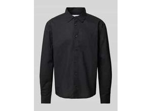 4069469183279 - Loose Fit Freizeithemd aus Baumwoll-Leinen-Mix