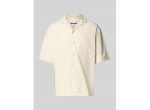 4069469184399 - Loose Fit Freizeithemd aus Baumwoll-Leinen-Mix