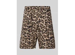 4069469184429 - Loose Fit Bermudas aus Baumwoll-Leinen-Mix