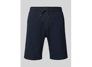 4069469195609 - Regular Fit Shorts mit Strukturmuster