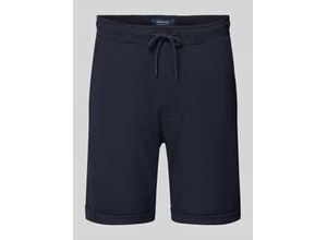 4069469195722 - Regular Fit Sweatshorts mit Strukturmuster