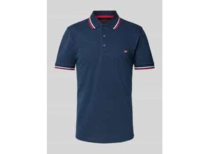 4069469201706 - Poloshirt mit Label-Stitching