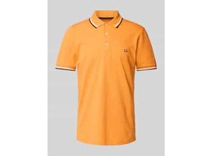 4069469203403 - Poloshirt mit Label-Stitching
