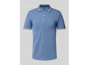 4069469204462 - Poloshirt mit Label-Stitching