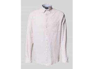 4069469209825 - Regular Fit Freizeithemd aus Baumwoll-Mix mit Leinen-Anteil