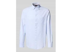 4069469210302 - Regular Fit Freizeithemd aus Baumwoll-Mix mit Leinen-Anteil